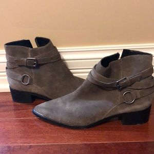New Marc Fischer Yatina Alpaca Suede Booties 9